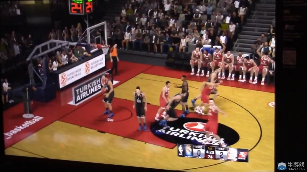 《NBA 2K15》試玩屏攝視頻：這真的不是直播？