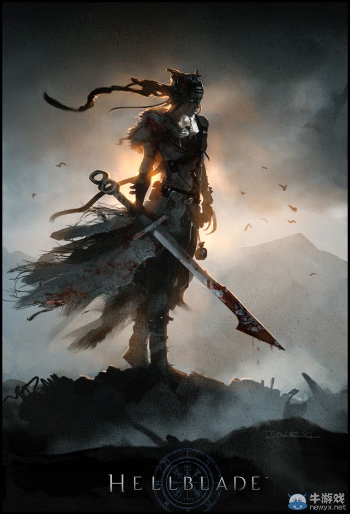 GamesCom 2014：鬼泣開發商新作《地獄之刃》（Hellblade）噩夢級原畫