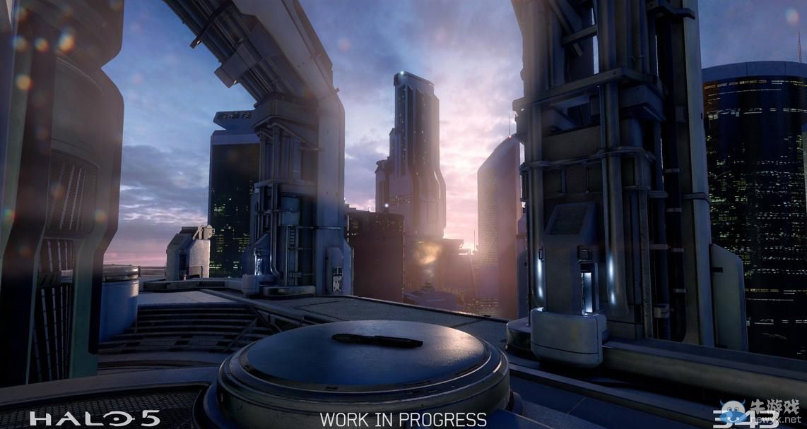 《光環(huán)5：守護者》（Halo 5：Guardians）環(huán)境設計圖曝光：美輪美奐的未來之景