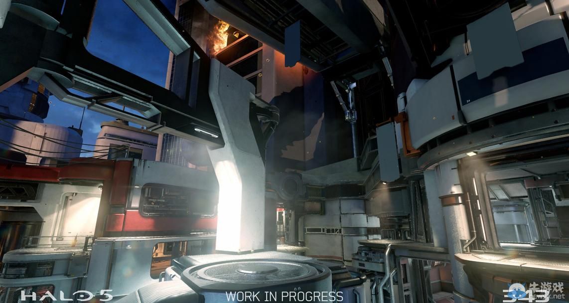 《光環(huán)5：守護者》（Halo 5：Guardians）環(huán)境設計圖曝光：美輪美奐的未來之景