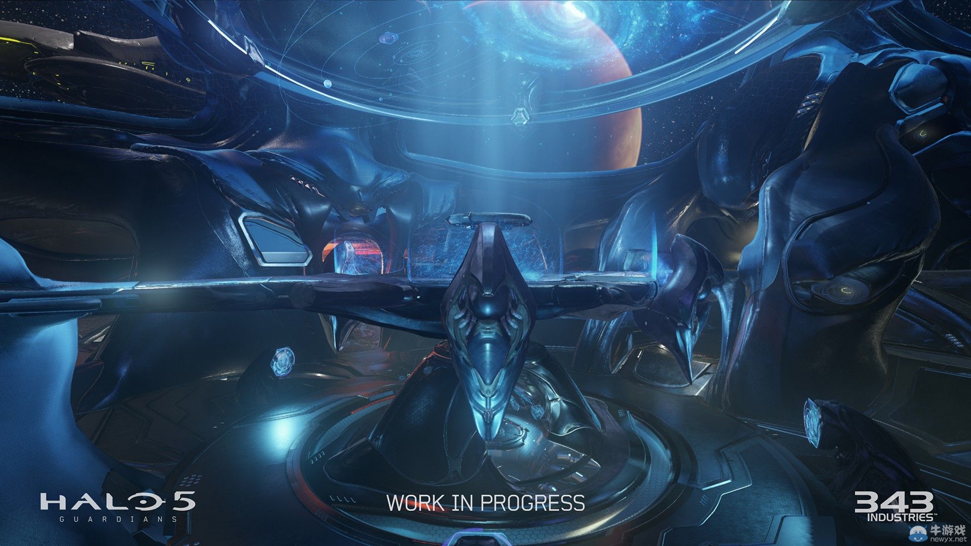 《光環(huán)5：守護者》（Halo 5：Guardians）環(huán)境設計圖曝光：美輪美奐的未來之景