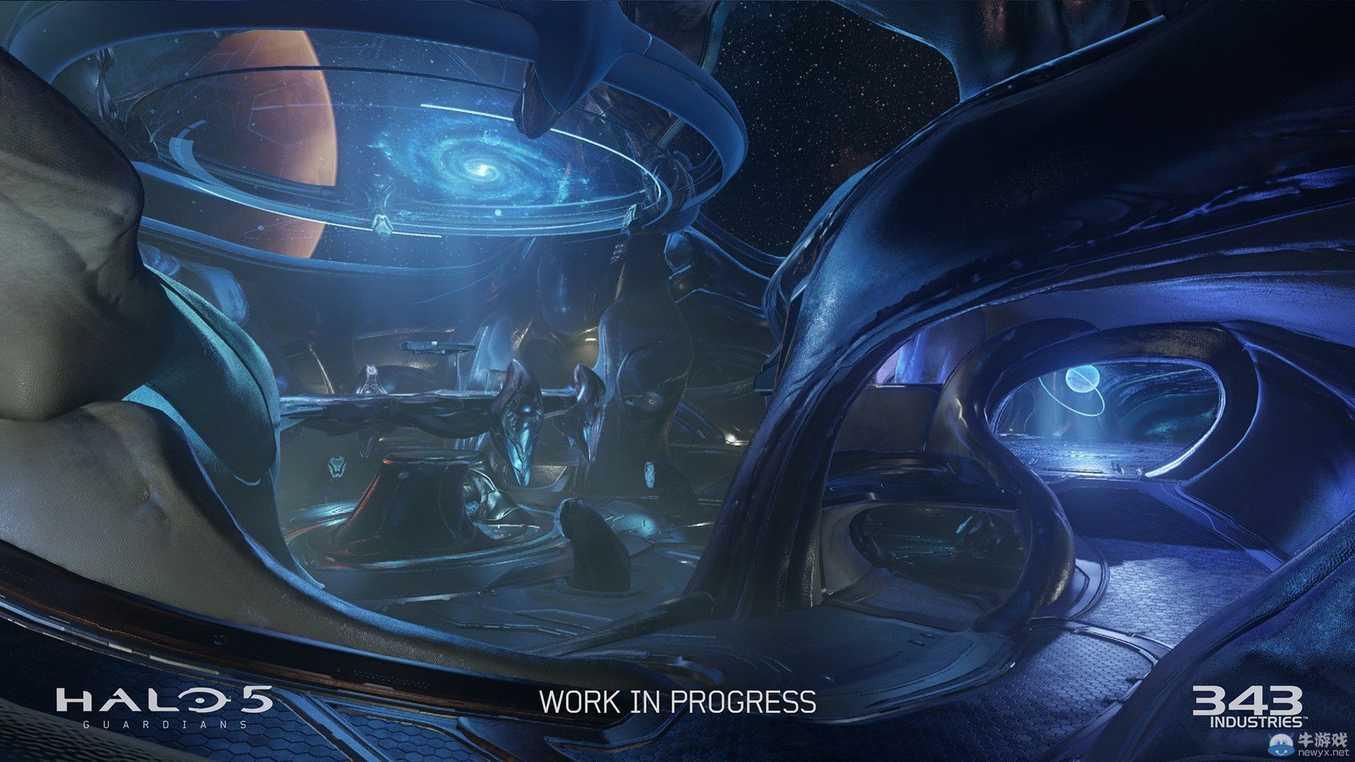 《光環(huán)5：守護者》（Halo 5：Guardians）環(huán)境設計圖曝光：美輪美奐的未來之景