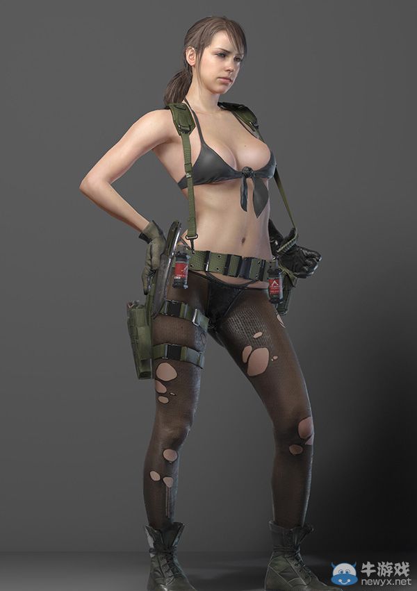 《合金裝備5》女狙擊“Quiet”COS 超級(jí)性感火辣