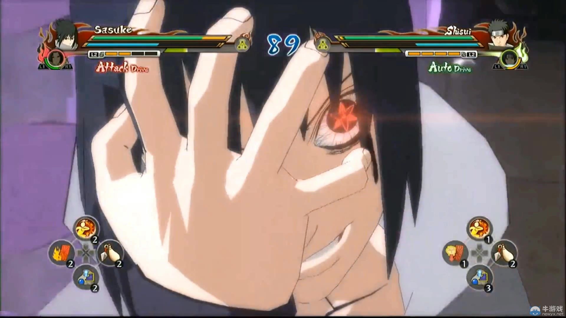 《火影忍者疾風(fēng)傳：究極忍者風(fēng)暴-革命》（Naruto Shippuden：Ultimate Ninja Storm Revolution）激戰(zhàn)演示：鳴人佐助玩合體真刺激