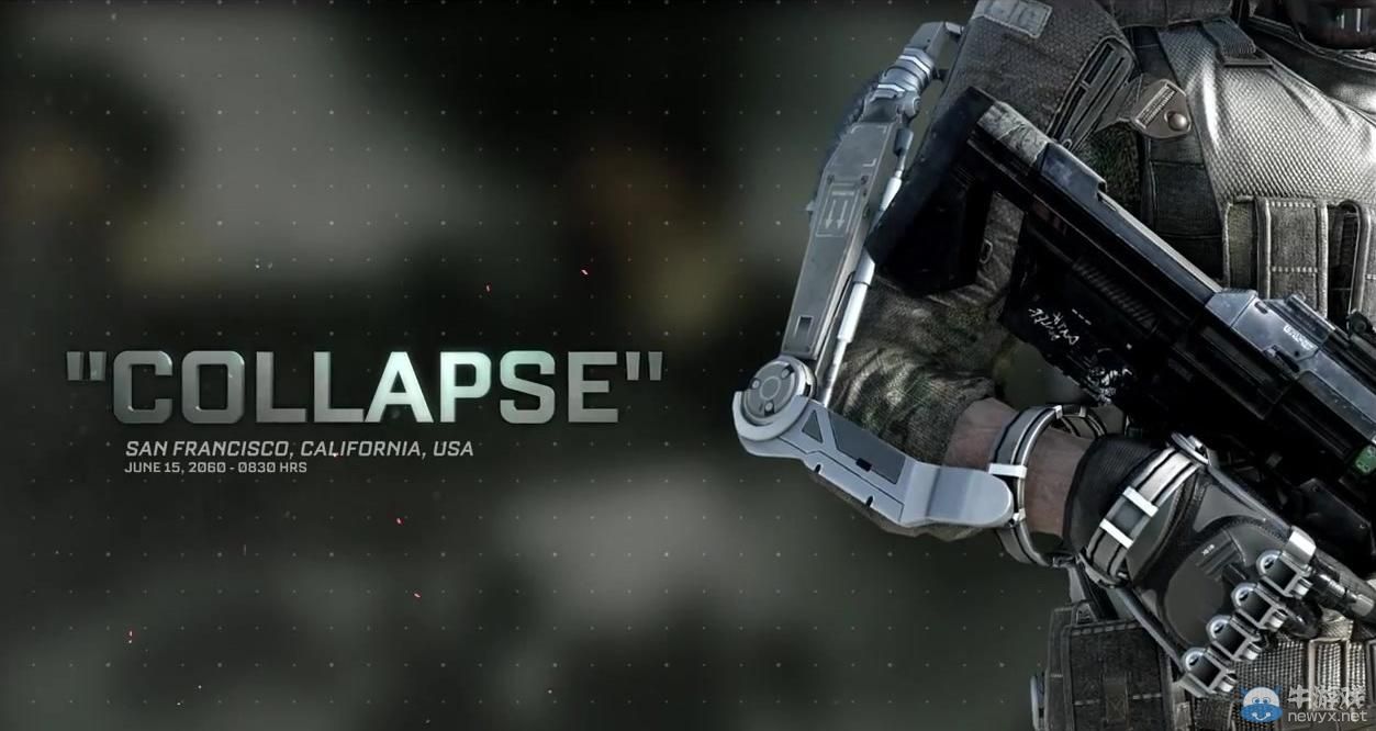 《使命召喚11：高級戰爭》（Call of Duty：Advanced Warfare）新預告金門大橋崩塌：未來武器顯神威！