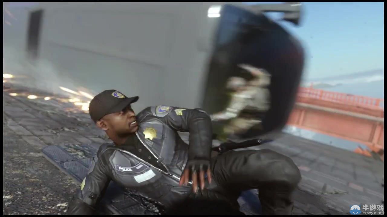 《使命召喚11：高級戰爭》（Call of Duty：Advanced Warfare）新預告金門大橋崩塌：未來武器顯神威！