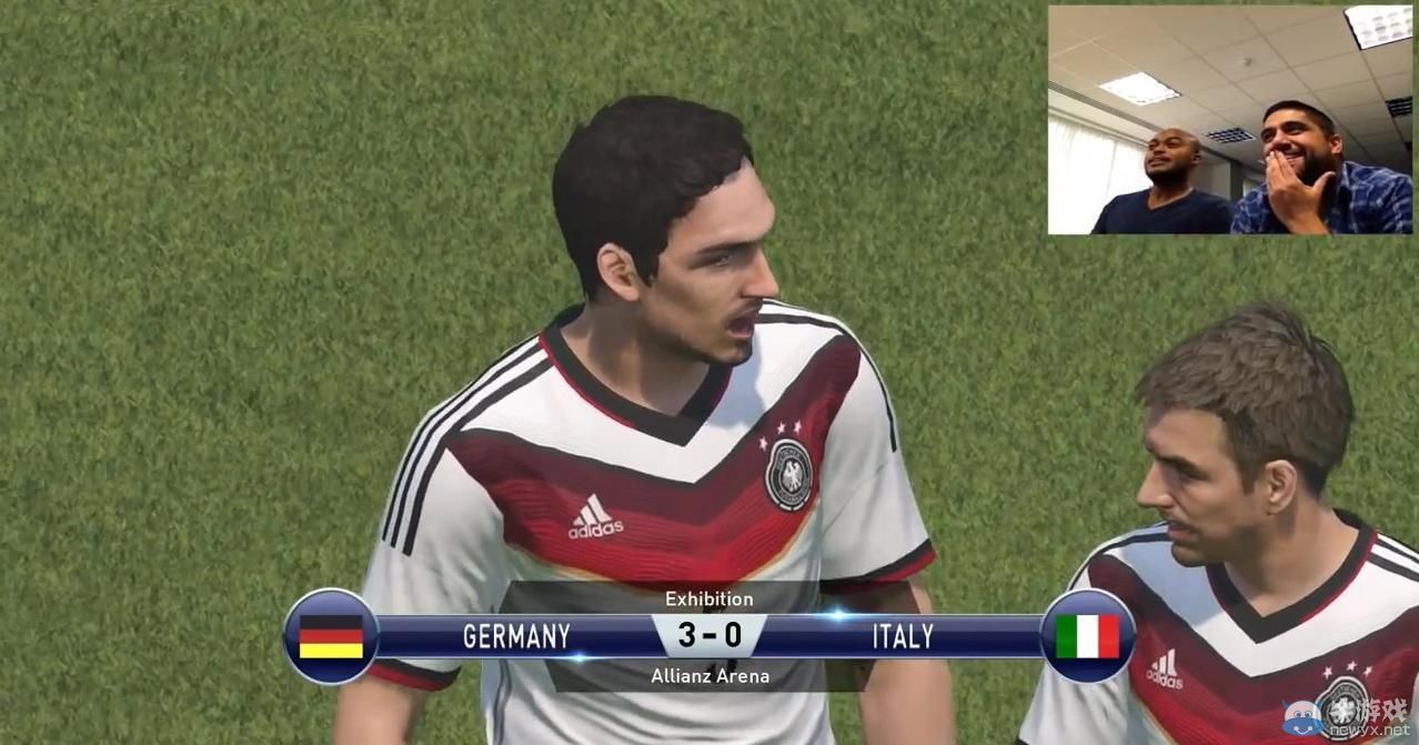 《實(shí)況足球2015》PS4實(shí)機(jī)演示視頻：德國暴打意大利