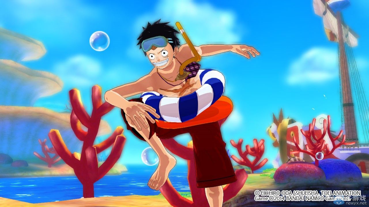《海賊王：無盡世界R》（One Piece：Unlimited World Red）新DLC曝光：路飛遭惡搞穿泳裝