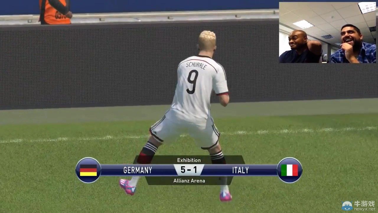 《實(shí)況足球2015》PS4實(shí)機(jī)演示視頻：德國暴打意大利