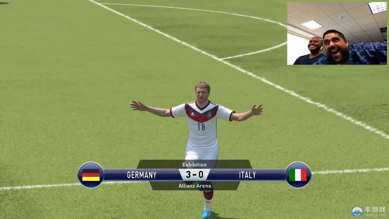 《實(shí)況足球2015》PS4實(shí)機(jī)演示視頻：德國暴打意大利