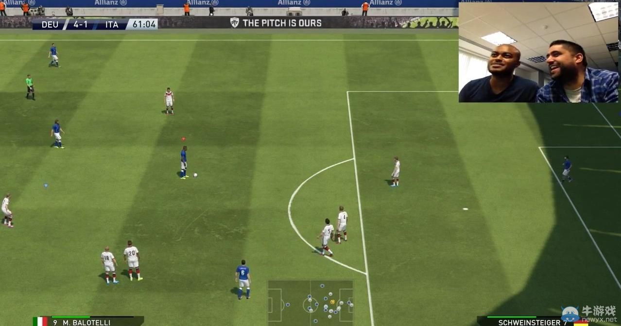 《實(shí)況足球2015》PS4實(shí)機(jī)演示視頻：德國暴打意大利