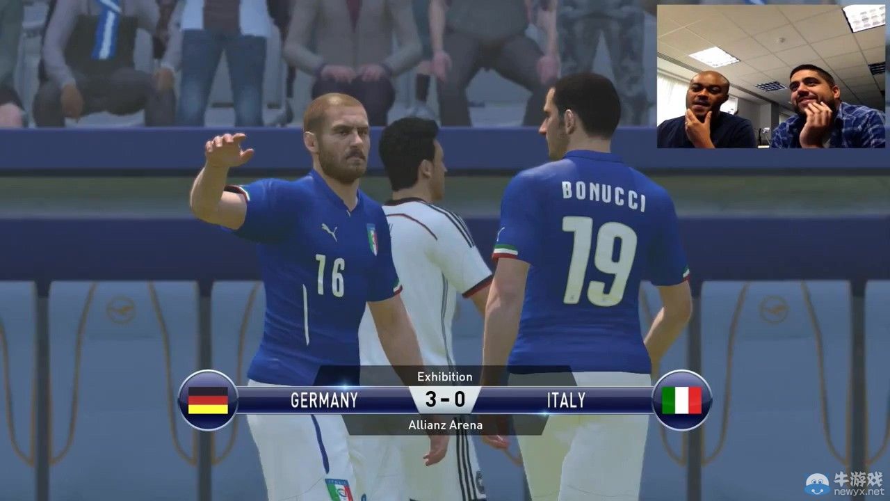 《實(shí)況足球2015》PS4實(shí)機(jī)演示視頻：德國暴打意大利