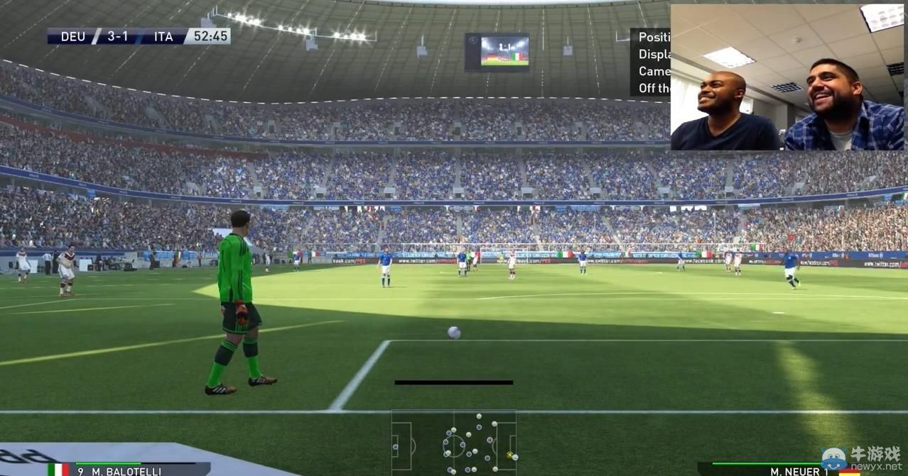 《實(shí)況足球2015》PS4實(shí)機(jī)演示視頻：德國暴打意大利