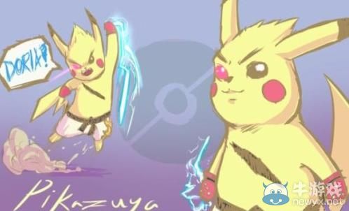 《口袋鐵拳錦標(biāo)賽》（ポッ拳 Pokken Tournament）超重口圖賞：皮卡丘怒秀二頭肌