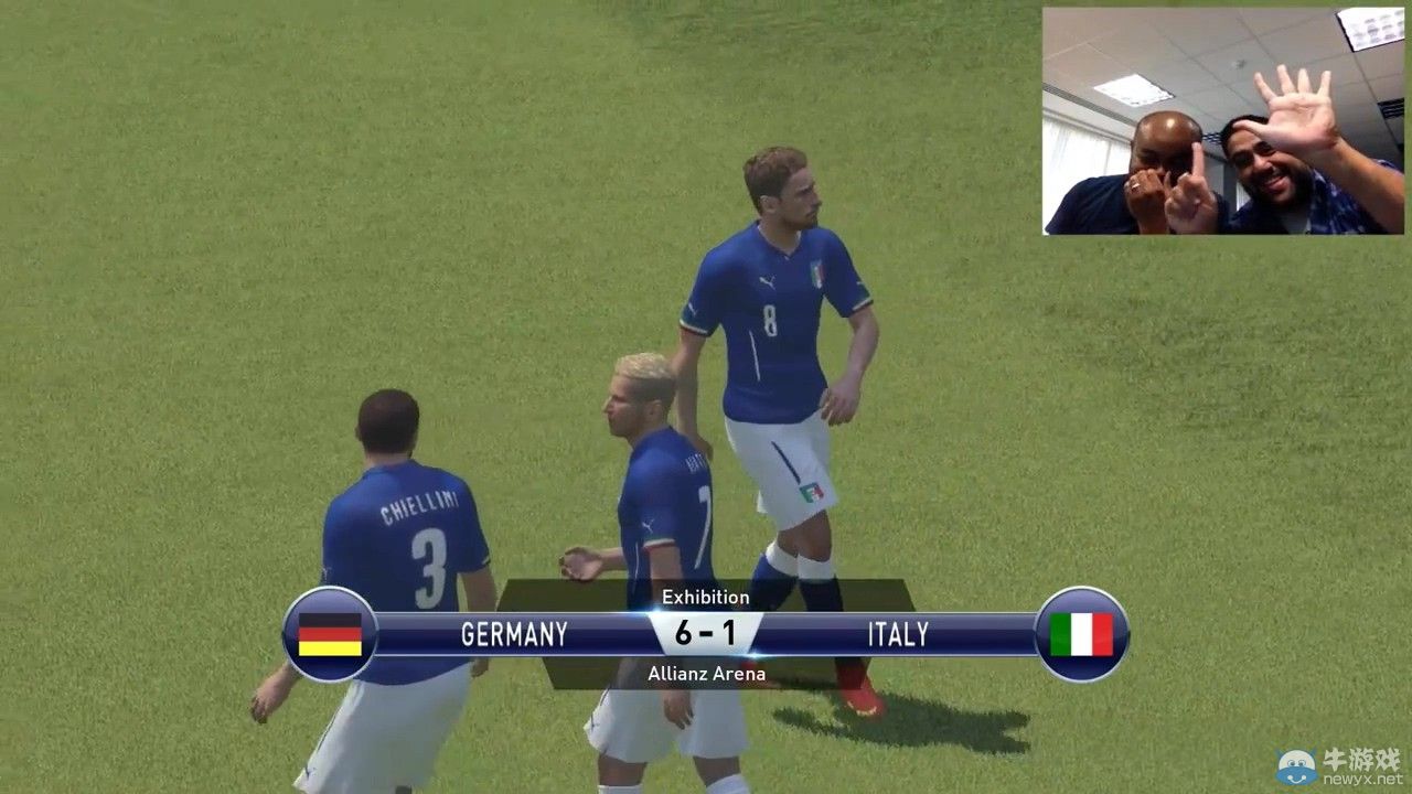 《實(shí)況足球2015》PS4實(shí)機(jī)演示視頻：德國暴打意大利