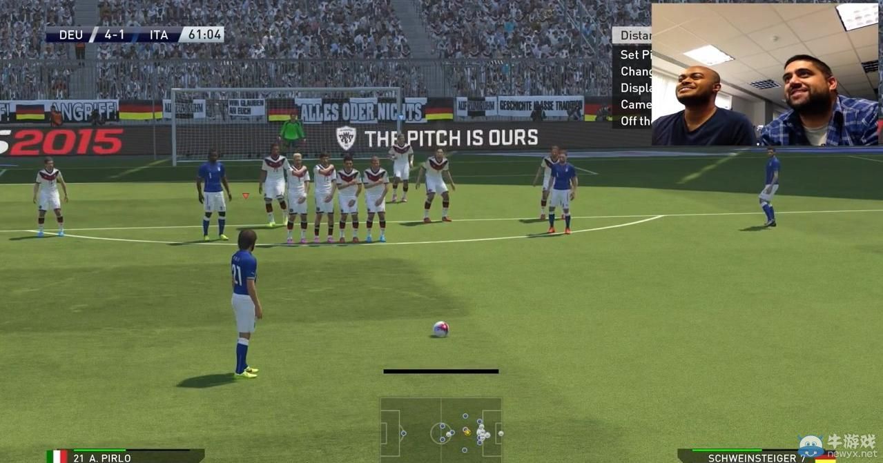 《實(shí)況足球2015》PS4實(shí)機(jī)演示視頻：德國暴打意大利