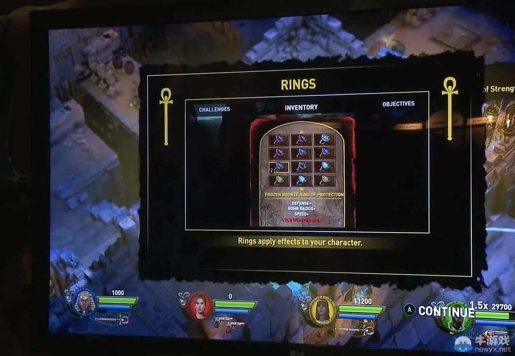 《勞拉和奧西里斯神廟》少兒不宜的T級游戲？