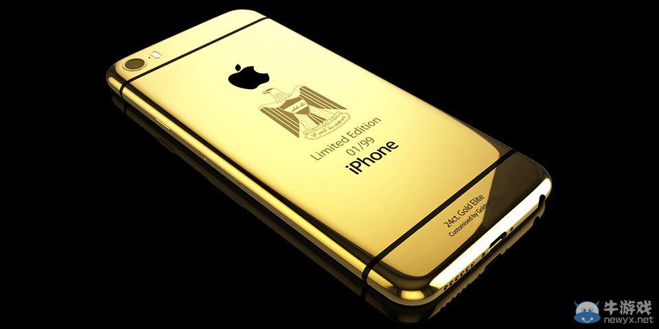 土豪專享!24K純金iPhone 6開啟預定 售價兩萬