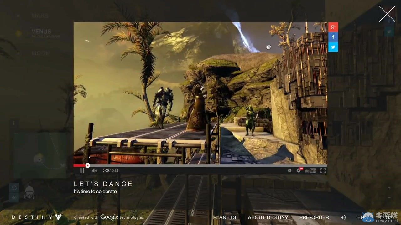 《命運》（Destiny）星球鳥瞰模式曝光：谷歌地圖的即視感