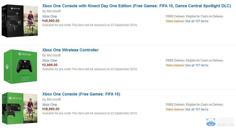 Xbox One本月印度開賣：售價(jià)折合人民幣4667元