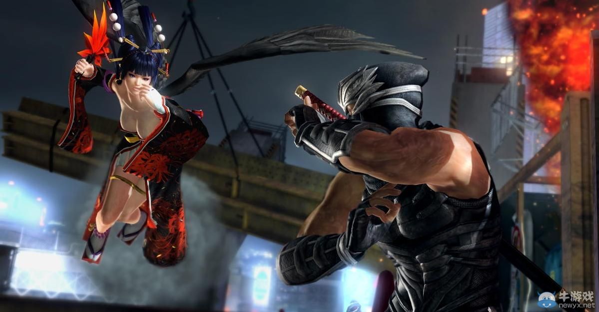 《死或生5：最后一戰》（Dead or Alive 5：Last Round）新畫面：天狗女甩胸斗龍隼