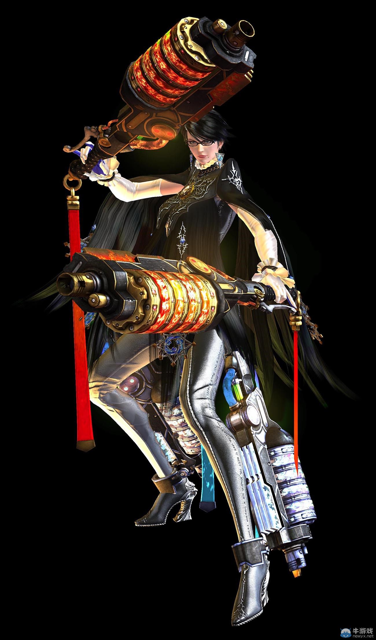 《獵天使魔女2》（Bayonetta 2）海量新畫面設(shè)定圖：批跨貝姐難駕馭！