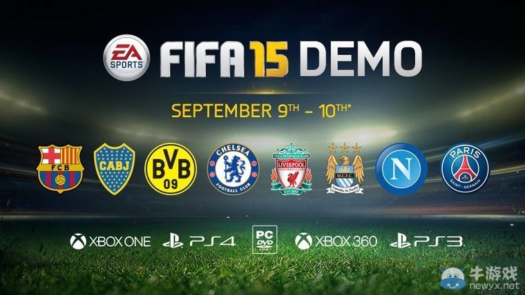 《FIFA 15》試玩版今明開放下載，8大豪門可選