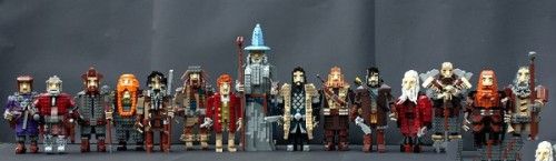 《霍比特人》樂高版人物模型 死宅花兩年打造!