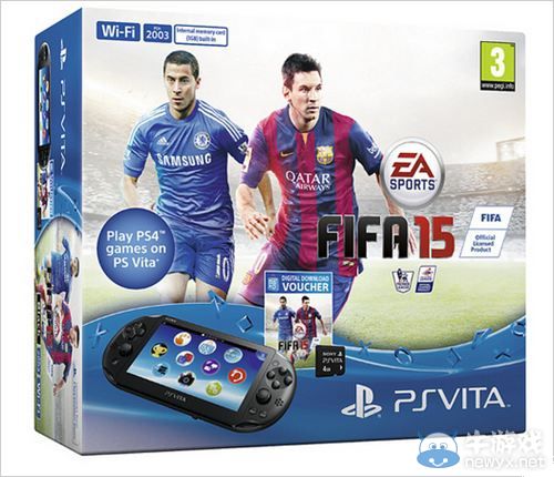 SCE歐洲公開PSV-2000《FIFA 15》同捆主機套裝