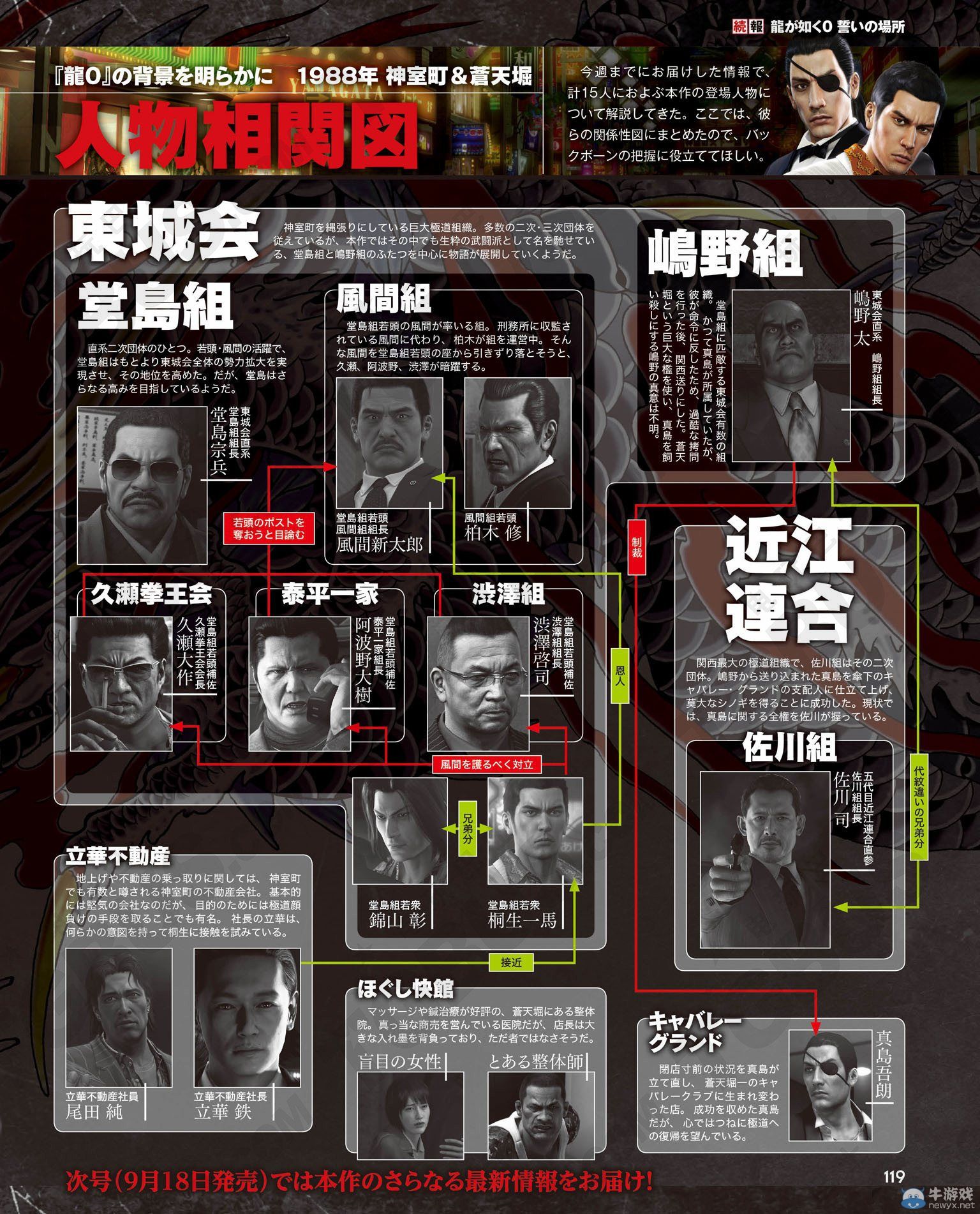 《如龍0：起誓之地》與物語相關多名角色公開