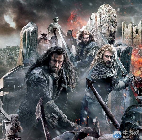 史詩大戰一觸即發!《霍比特人：五軍之戰》全景海報