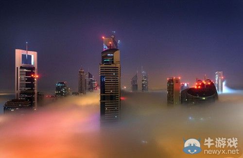 高富帥的神仙國度 迪拜摩天大樓漂浮在云中