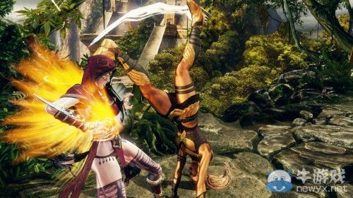 TGS2014：《殺手學堂：第二季》截圖 金發女戰士