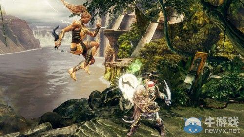 TGS2014：《殺手學堂：第二季》截圖 金發女戰士