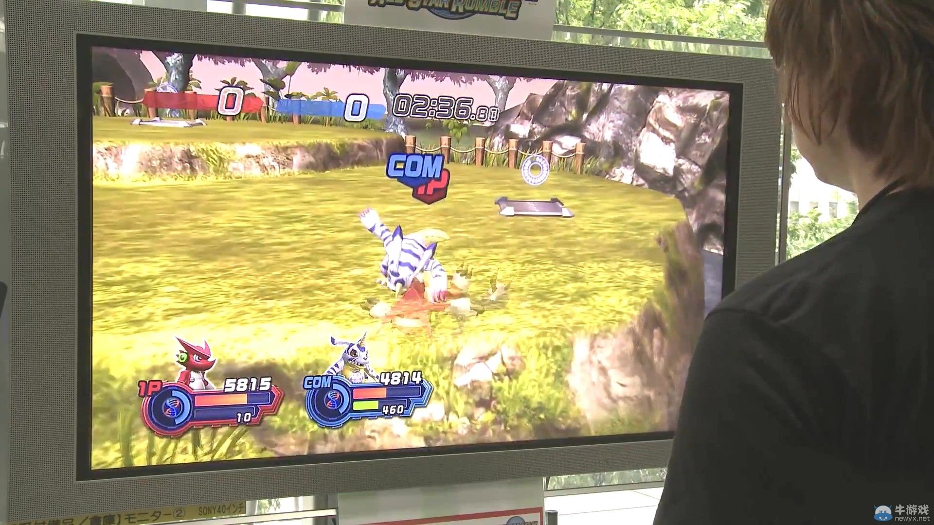 TGS 2014：《數碼寶貝全明星大亂斗》試玩演示：加布獸vs高吼獸絕對反擊