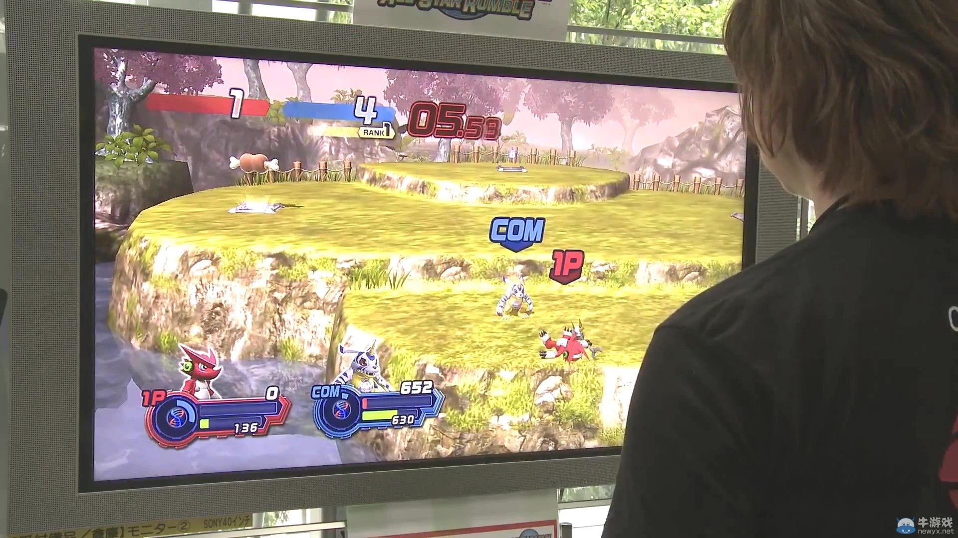 TGS 2014：《數碼寶貝全明星大亂斗》試玩演示：加布獸vs高吼獸絕對反擊