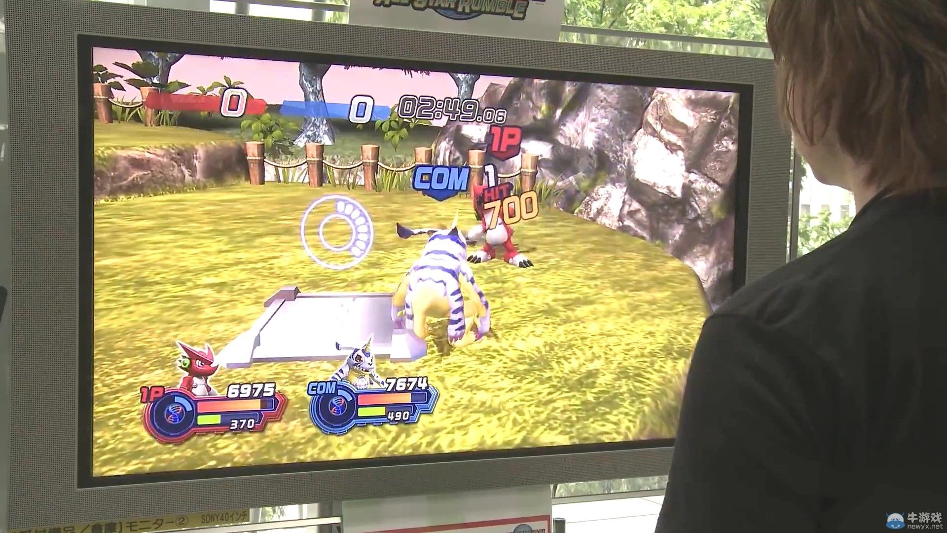 TGS 2014：《數碼寶貝全明星大亂斗》試玩演示：加布獸vs高吼獸絕對反擊