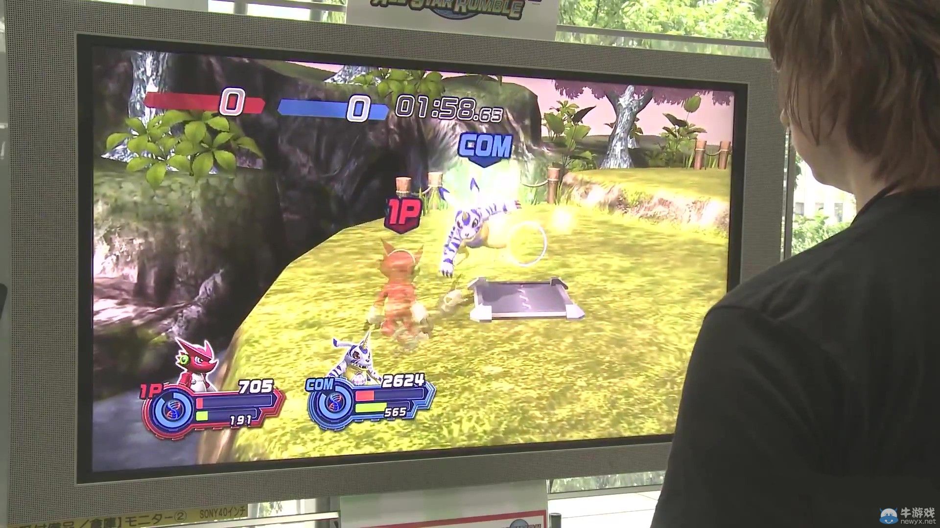 TGS 2014：《數碼寶貝全明星大亂斗》試玩演示：加布獸vs高吼獸絕對反擊