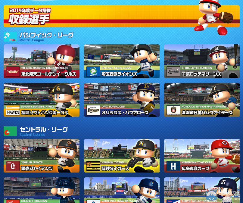 《實況力量棒球2014》公開全部收錄選手資料