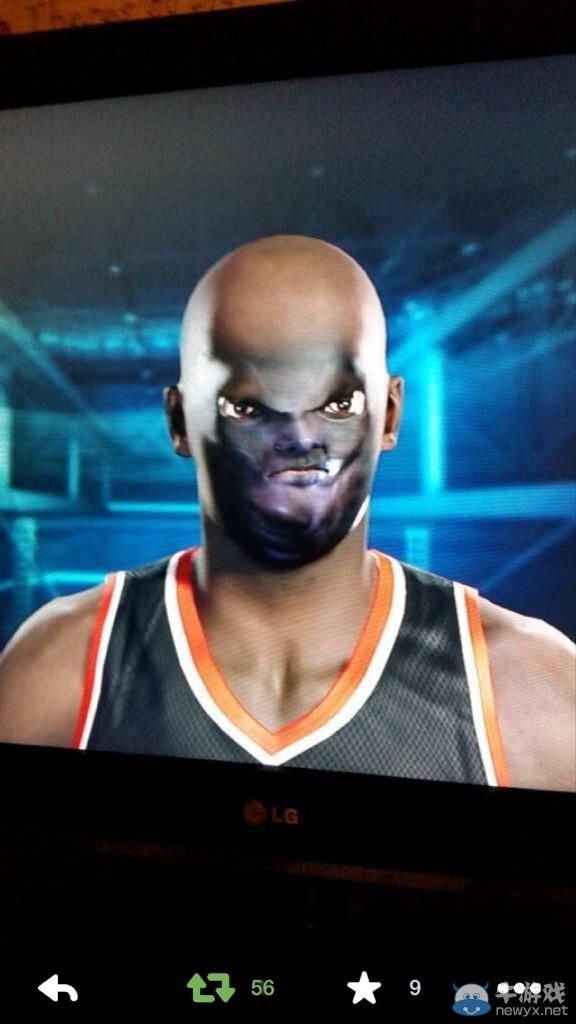 我勒個(gè)擦!《NBA 2K15》面部掃描功能慘遭惡搞