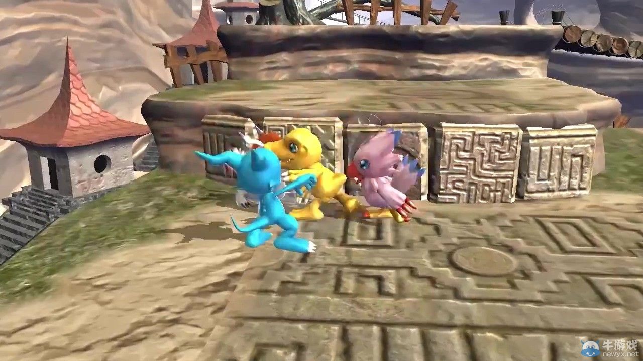 《數(shù)碼寶貝明星大亂斗》宣傳：天女獸性感身姿好爆乳