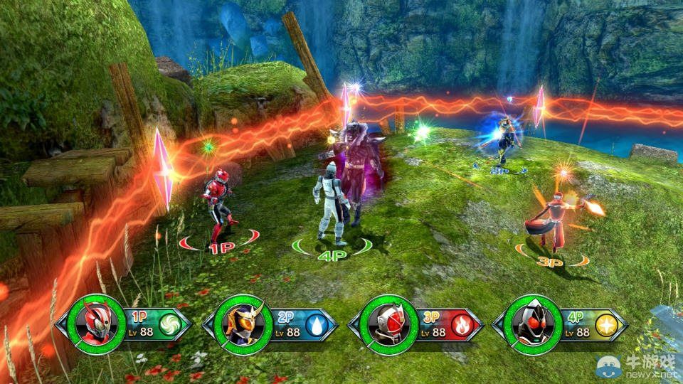 《假面騎士：天喚騎兵》手辦召喚等游戲畫面