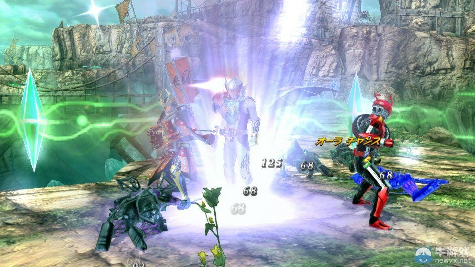 《假面騎士：天喚騎兵》手辦召喚等游戲畫面