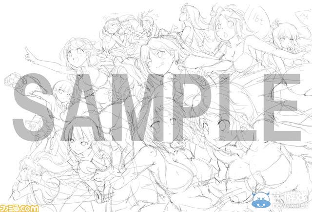 《閃亂神樂：少女們的選擇》封面線稿公布：一大波乳娘來襲