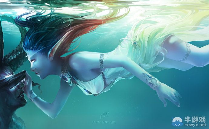 國人畫師《魔獸世界》主題插畫欣賞 蛋哥獻(xiàn)花泰蘭德!