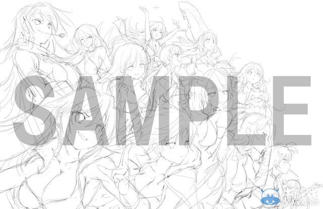 《閃亂神樂：少女們的選擇》封面線稿公布：一大波乳娘來襲