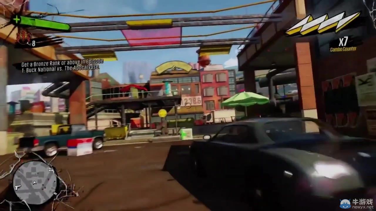 《日落過載》（Sunset Overdrive）跑酷式追殺演示：一窺實際畫面