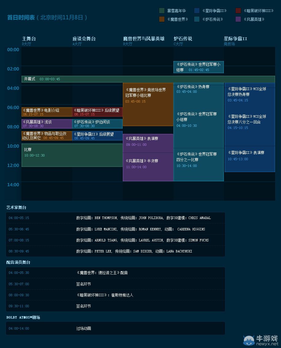 魔獸電影蓄勢待發 2014暴雪嘉年華場館地圖及日程安排公布