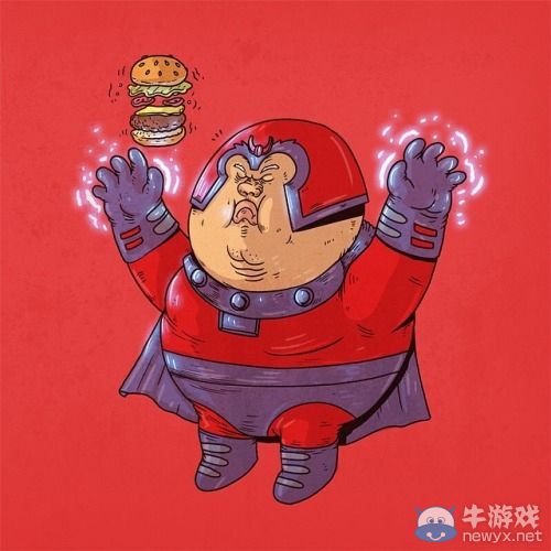 都是垃圾食品惹的禍!當游戲角色變成胖子之后