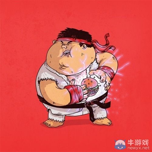 都是垃圾食品惹的禍!當游戲角色變成胖子之后